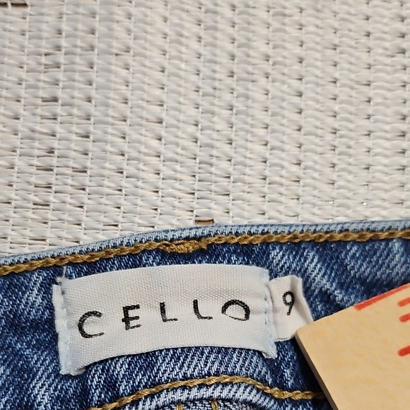 Cello Light Blue Distressed Wide Leg Jeans - Picture 5 of 7